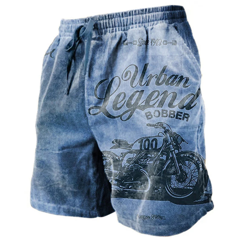 ☁️ The 3D Terry-Luxe Masterpiece: Premium Men's Casual Graphic Shorts – High-Definition Digital Print, Ultra-Soft Breathable Micro-Terry Fabric, and Mid-Rise Elastic Drawstring Waist (Daily & Holiday Ready) DK2024TGBA061