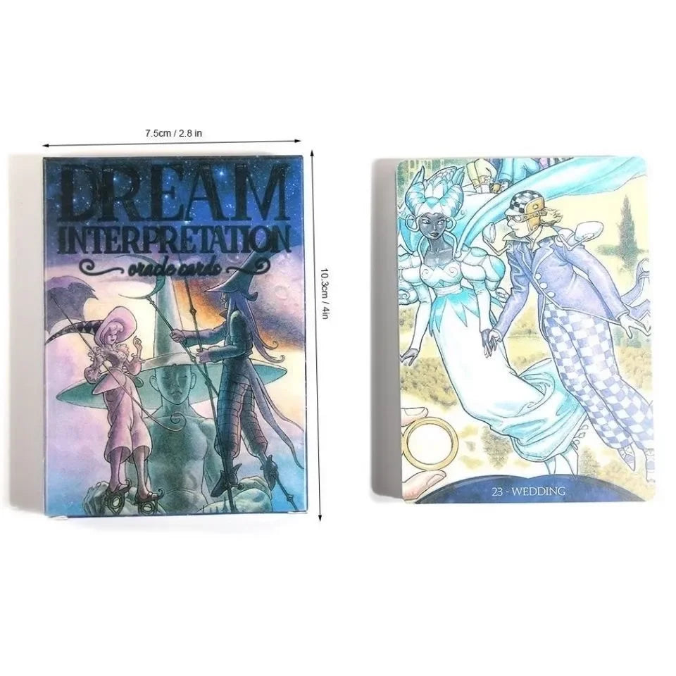 New Dream Interpretation Oracle Cards – 36-Card English Deck for Prophecy, Divination & Board Games