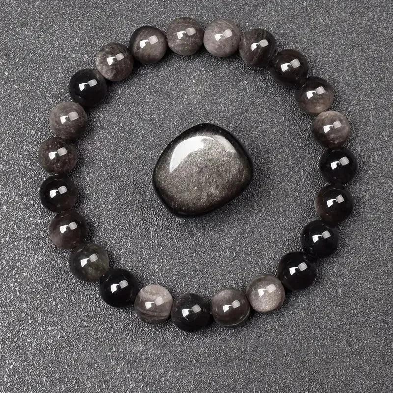🔮 The "Master Healer" Collection: Natural Amethyst, Tiger Eye & Quartz Reiki Energy Bracelets
