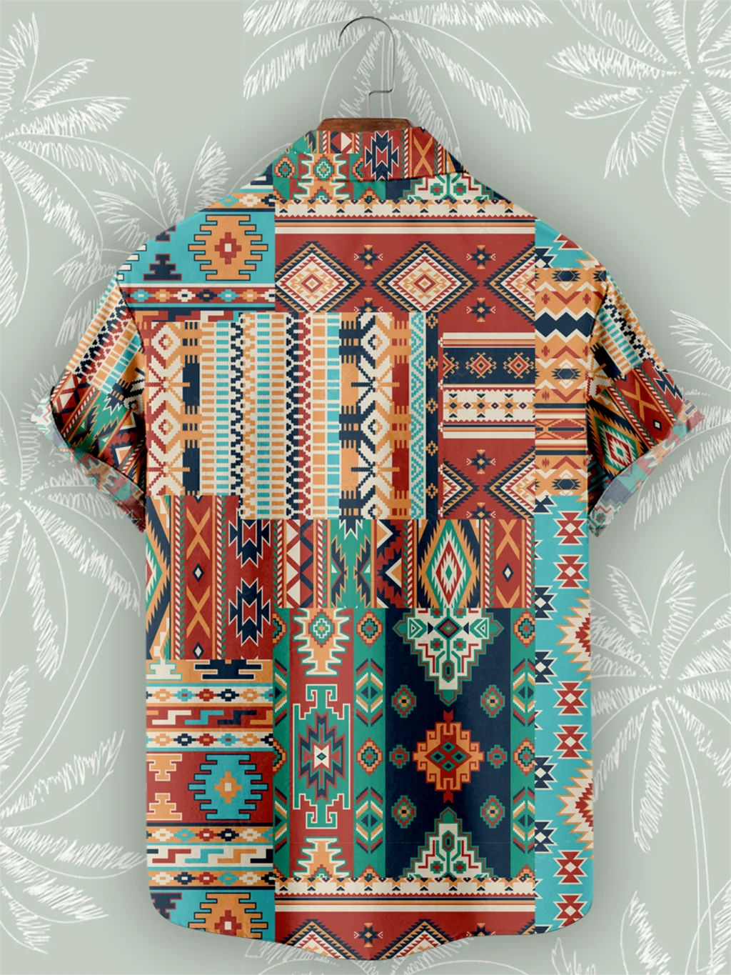 🌍 The Bohemian African Tribe 3D Masterpiece: Premium Men's Retro Short-Sleeve Shirt – High-Definition Tribal Graphic Print, Breathable Summer Beach Fabric, and Sophisticated Oversized Social Silhouette
