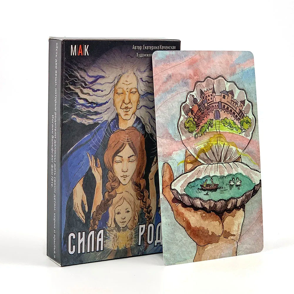🎴 Пакуд Таро﻿ Tarot Deck – 78 Cards | Russian Edition | Fate Divination & Multiplayer Board Game | Paper Instruction Guide Included | Family & Party Fun