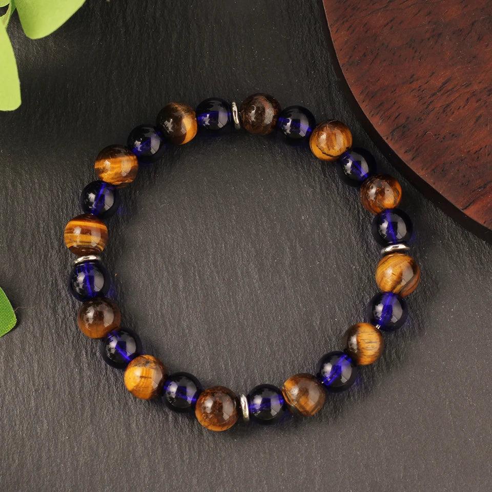☀️ The "Golden Hour" Tiger’s Eye Bangle: Solar Energy Healing Bracelet for Summer Style & Confidence