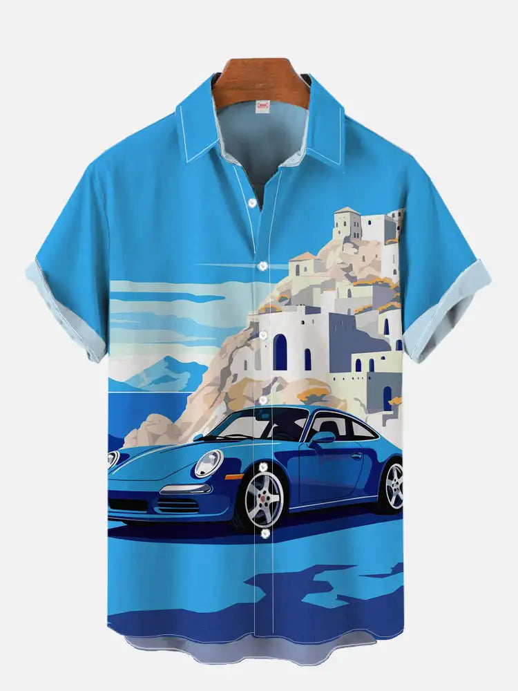 🎸 The Golden Era Edition: Premium Men’s 1970s-1980s Retro Pin-Up Hawaiian Shirt – High-Definition Vintage Poster Graphic, Classic Muscle Car & Cowgirl Aesthetic, Breathable Harajuku Streetwear, and Sophisticated Urban-Holiday Short-Sleeve (S-5XL) CSZHD20242215K