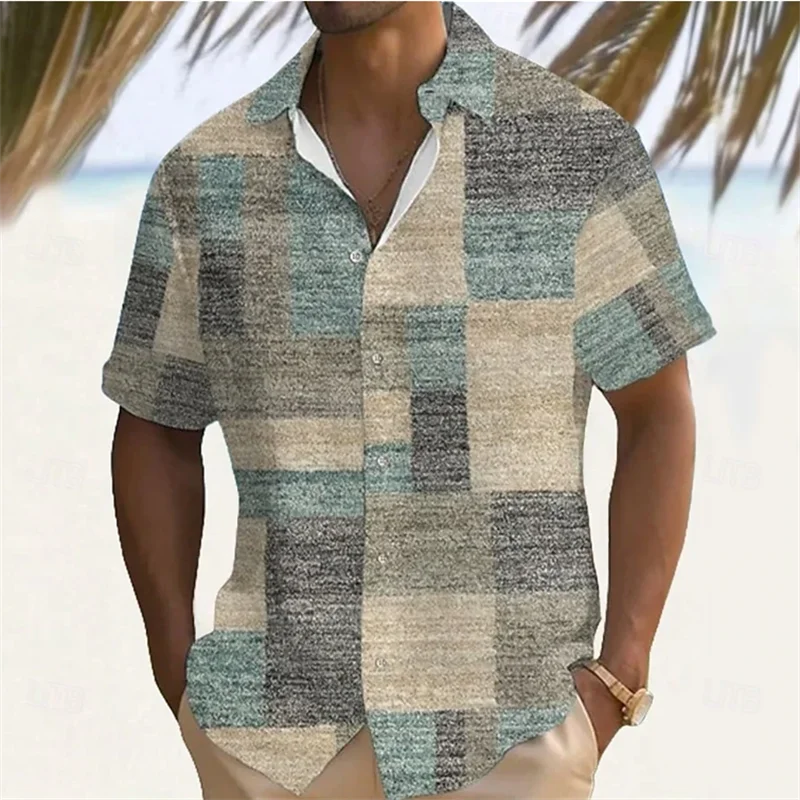 ✨ The Retro White-Dot Masterpiece: Premium Men's Casual Short-Sleeve Shirt – High-Definition Polka Dot Digital Print, Ultra-Breathable Lightweight Fabric, and Sophisticated Vintage Holiday Silhouette