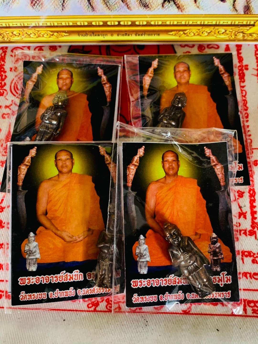 ⚡ Introducing the First Edition Guman Thep Boonrit﻿ from Wat Rongbon – Blessed Spirit Child Talisman for Protection, Prosperity, and Success! ⚡