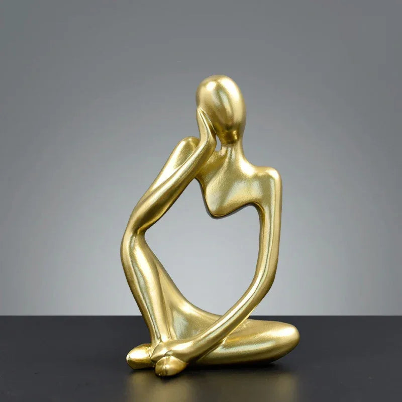🎨 Scandinavian Abstract Figures – Light Luxury Mini Crafts for Home & Desktop Decoration | Entryway Ornament | Free Shipping A