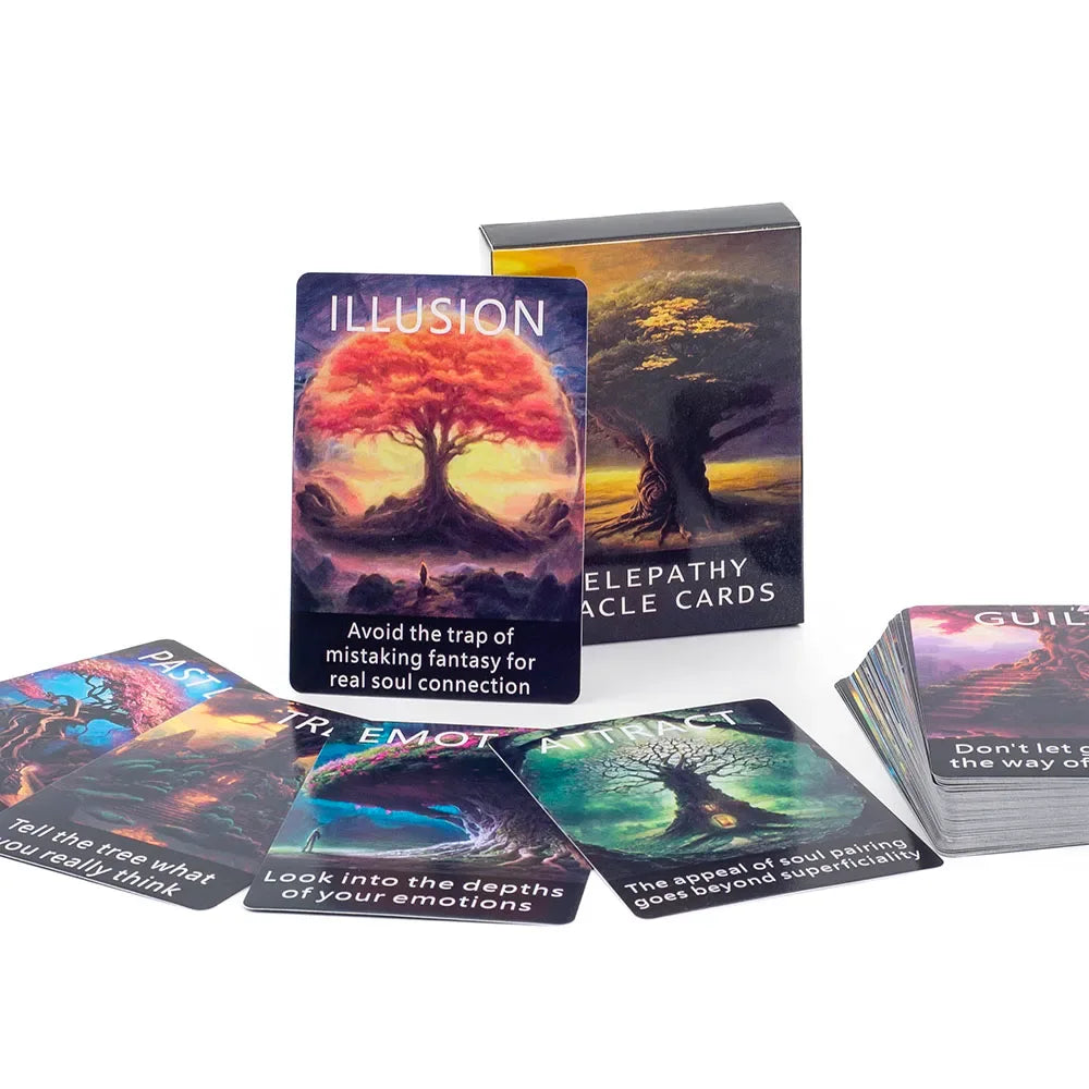 Herbal Astrology Oracle Board Game Deck – 55 Cards for Alchemizing Ancient Plant Healing and Astrological Wisdom (10.4x7.4 cm) TK09K
