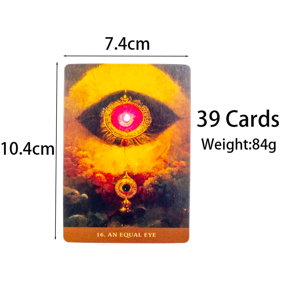 Dark Confession Oracle Cards – 50-Card Twin Flame & Love Keywords Deck with Messages for Psychic Divination and Board Games
