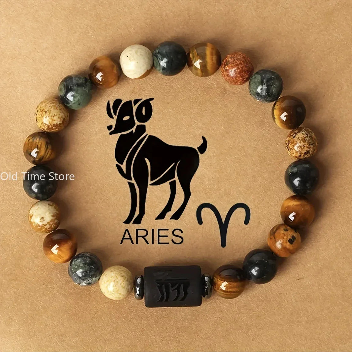 🐅 The "Cosmic Warrior" Zodiac Bracelet: Golden Tiger Eye Constellation Talisman (Men & Women) BY