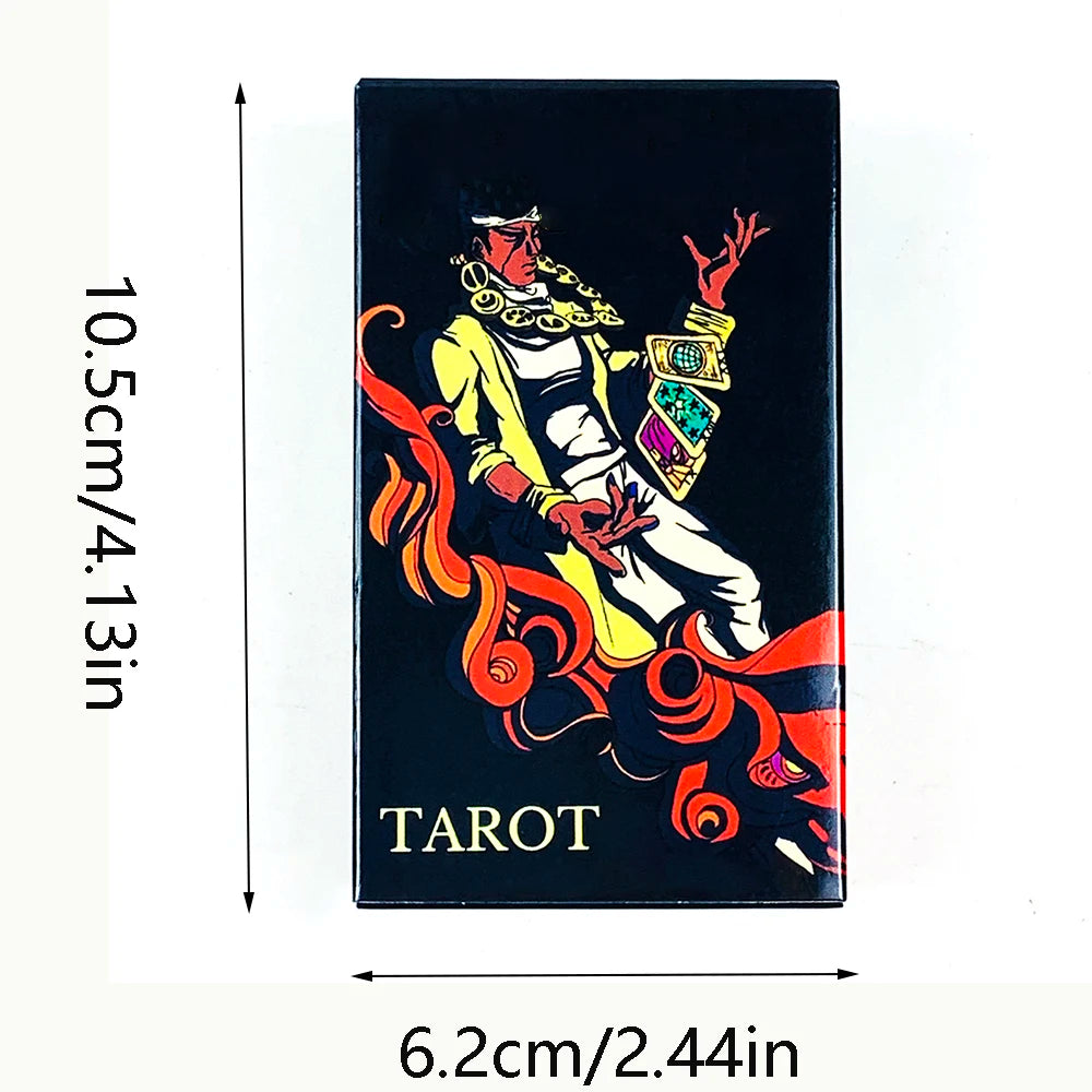 Anime Tarot Cards – 78-Card English Edition with Exquisite Character Art for Divination & Party Games