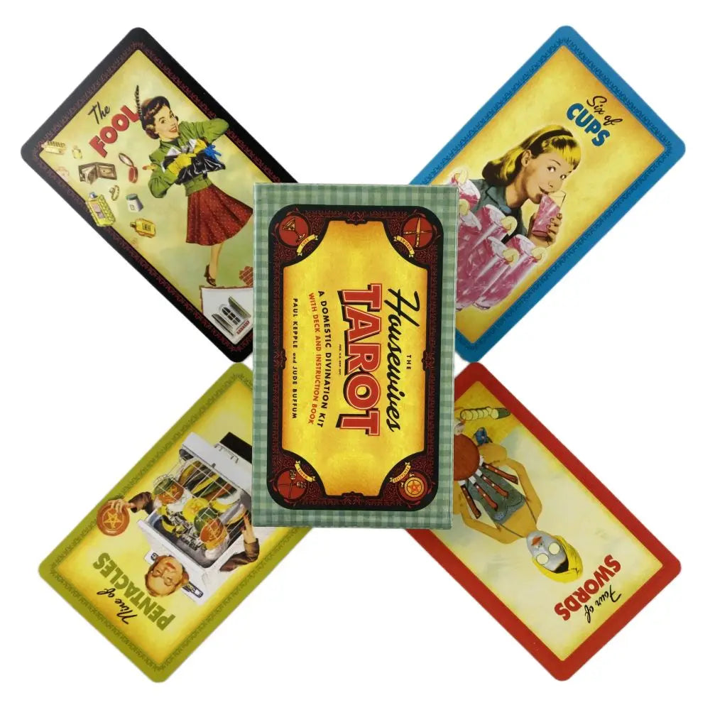 The Housewives Tarot Cards – 78-Card English Edition Divination Deck for Family Parties and Board Games