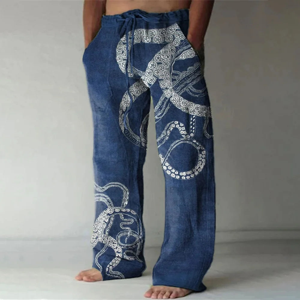 💀 The Nocturnal Skull Masterpiece: Premium Men’s 3D Printed Streetwear Trousers – High-Definition Skull Graphic, Versatile Multi-Pocket Utility, and Sophisticated Oversized Drawstring Sport-Luxe Pants