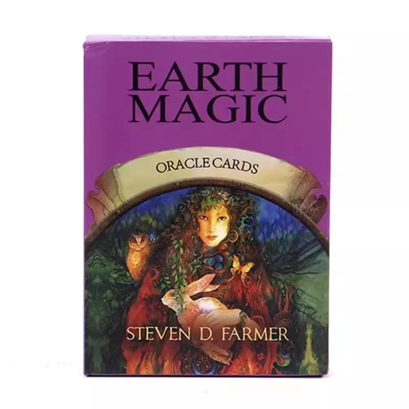 🌍 Magic Oracle Cards Earth Magic – 48-Card Deck for Fate Reading and Divination Board Game