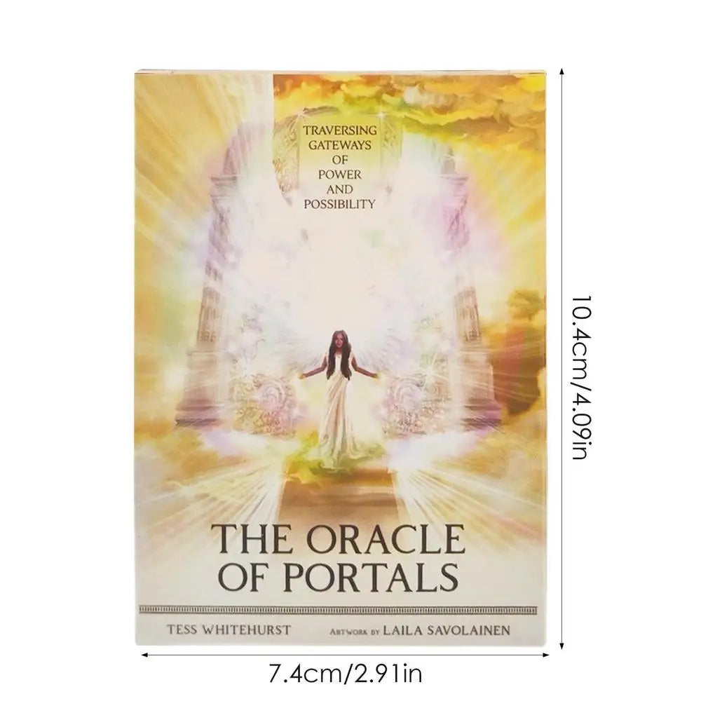 The Oracle Of Portals – 78-Card Tarot Deck for Fate Divination, Beginners & Family Party Board Games