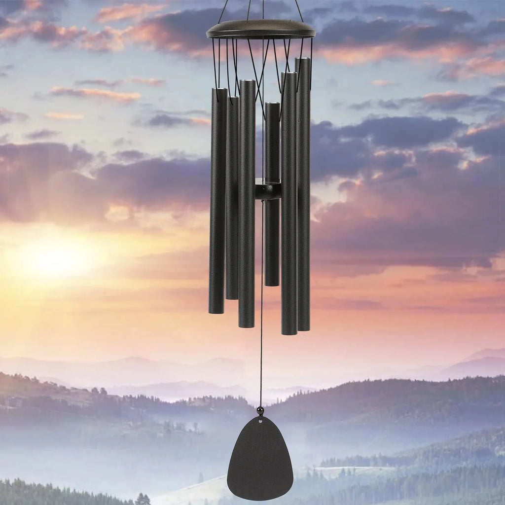 26 Inch Outdoor Wind Chimes – Durable Aluminum Tubes for Relaxing Sounds and Garden/Ambiance Decor 26inHEFL
