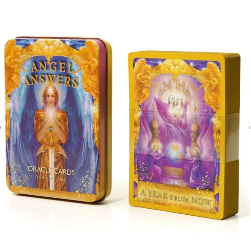 Wondering Spirit Tarot Deck – 78 Gold-Edged Cards in Durable Tin Box