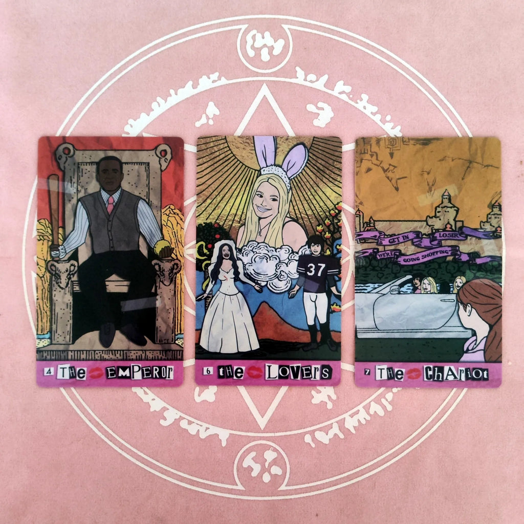 🎬 Mean Girls Tarot Deck – 78 Cards | Full English Version | Psychological & Movie-Themed | 12 x 7 cm | Fun Divination & Board Game for Beginners and Fans