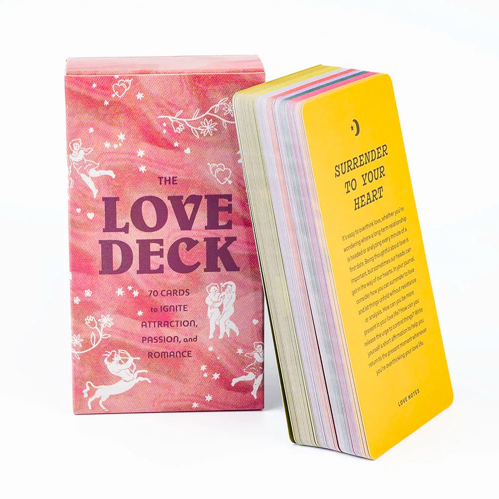 💗 The Love Deck Cards – 70 Pcs English Visions Tarot Deck for Divination & Parties