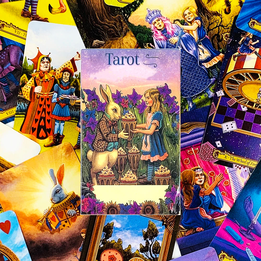 🎴The Gentle Thrills Tarot | 78-Card Traditional Tarot Deck with Beautiful Illustrations – Beginner Friendly & Fresh Artwork