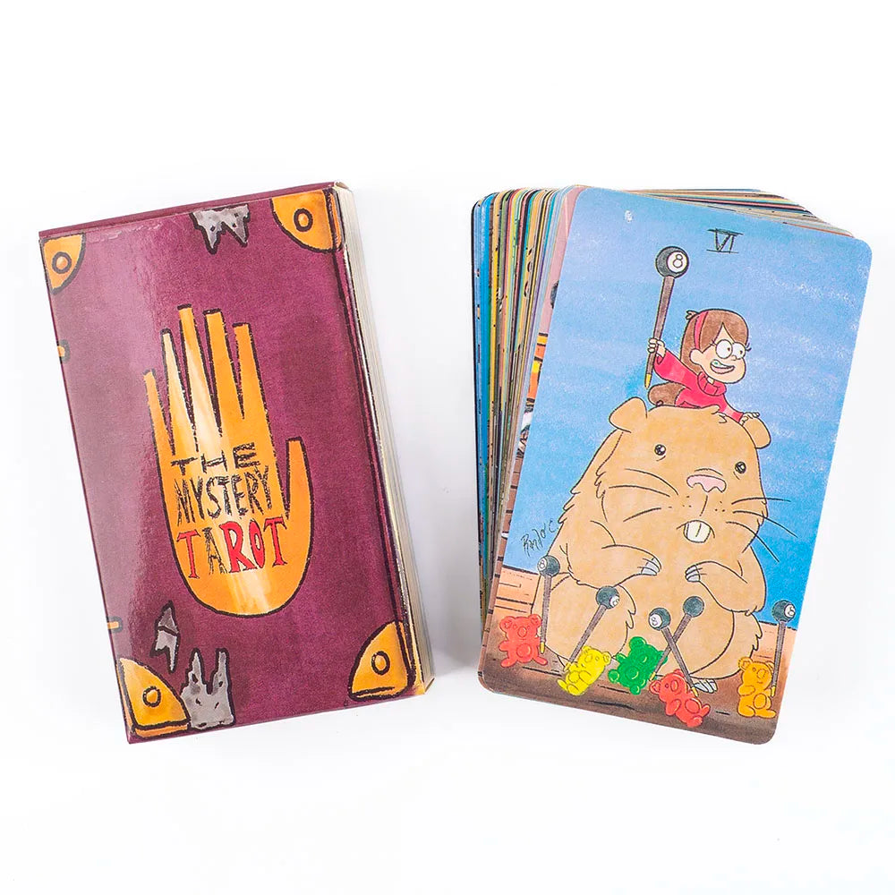 The Mystery Tarot – 78-Card English Deck (10.3x6 cm) for Mysterious Divination, Family Parties & Board Games