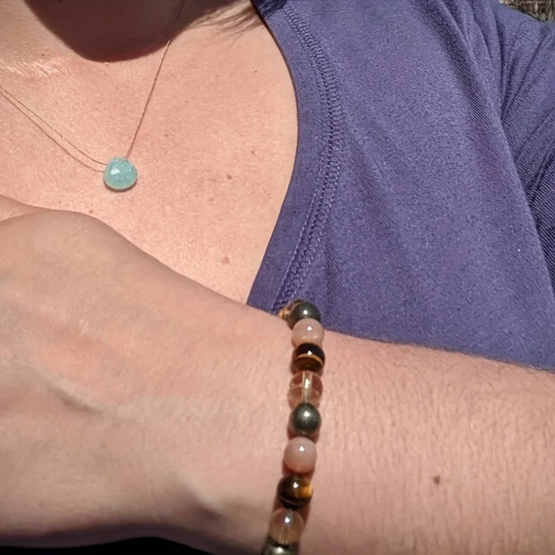 ✨ Boho Multicolor Stone Bead Patchwork Bracelet – Perfect Jewelry Gift for Free-Spirited Style