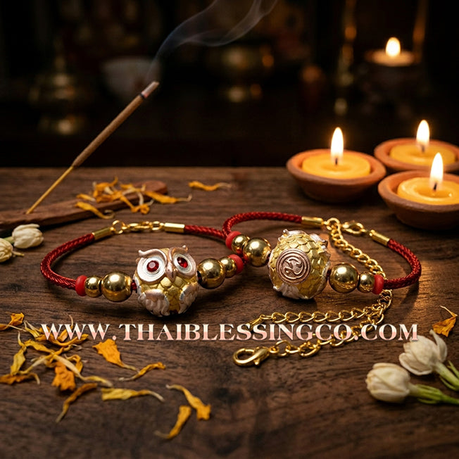 ✨🕉️ Sacred 3K-Plated Bronze "Phaya Nok Thue Thue" (Great Owl of Fortune) – "Kod Heng" Edition: Kruba Tao, Wat Ubosot Ban Lao (2020) – The Ultimate Lanna Talisman for Elite Business Success, Precision Luck, and Never-Ending Wealth