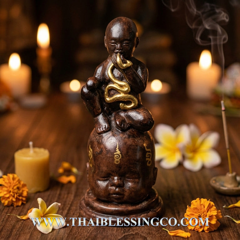 ✨ Sacred Abundance Guardian: "Kuman Dud Rok Maha Sethi 999" Ritual Statue – Ancient Thai Wealth Magnet & Infinite Success Talisman (2024 Edition by Phra Arjan Charin)