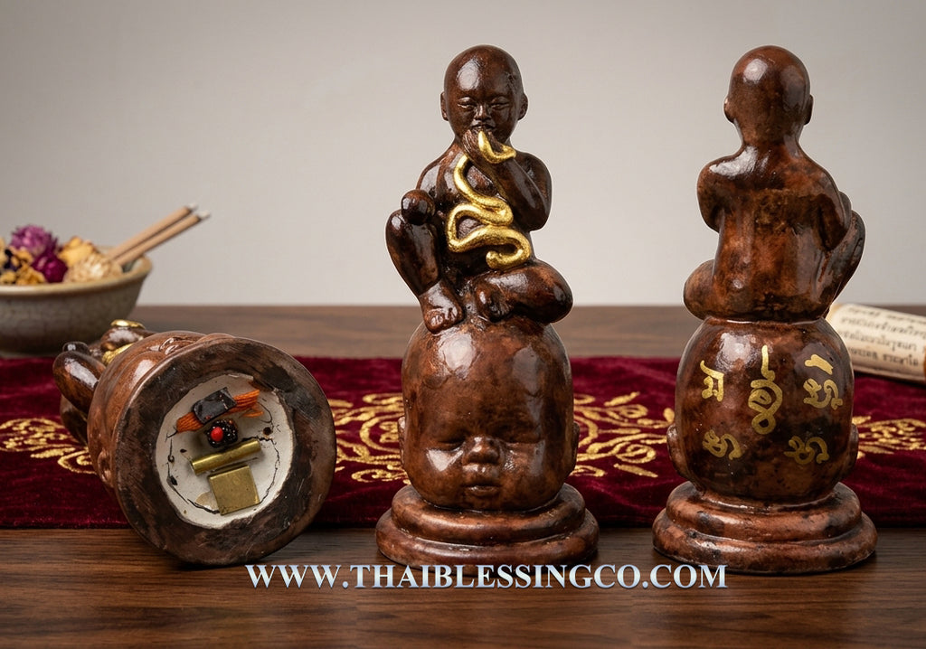 ✨ Sacred Abundance Guardian: "Kuman Dud Rok Maha Sethi 999" Ritual Statue – Ancient Thai Wealth Magnet & Infinite Success Talisman (2024 Edition by Phra Arjan Charin)