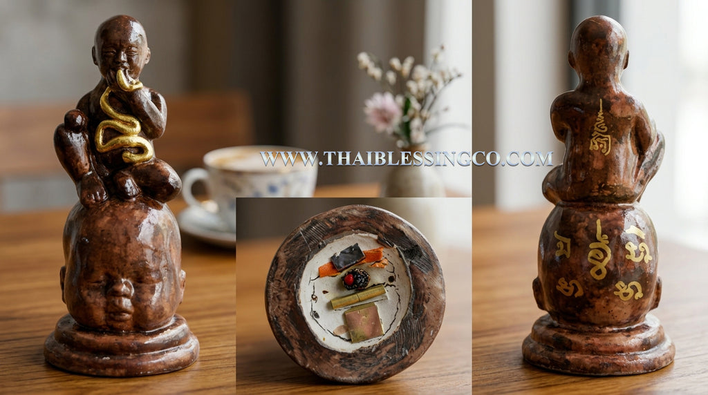 ✨ Sacred Abundance Guardian: "Kuman Dud Rok Maha Sethi 999" Ritual Statue – Ancient Thai Wealth Magnet & Infinite Success Talisman (2024 Edition by Phra Arjan Charin)