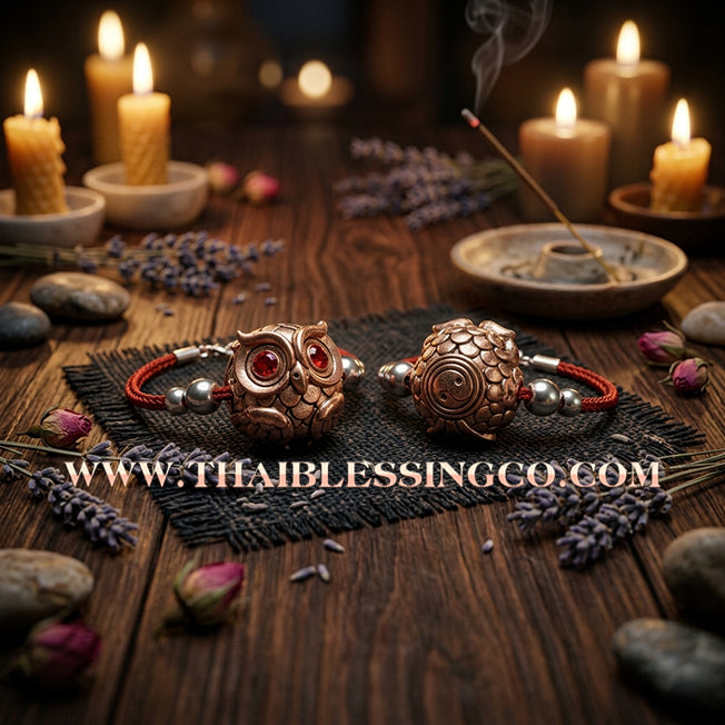 ✨🕉️ Sacred Alchemical Bronze "Phaya Nok Thue Thue" (Great Wealth-Calling Owl): Kruba Tao, Wat Ubosot Ban Lao (2020 Exclusive Edition) – The Legendary Lanna Talisman for Precision Hunting of Wealth, Trade Success, and Infinite Abundance