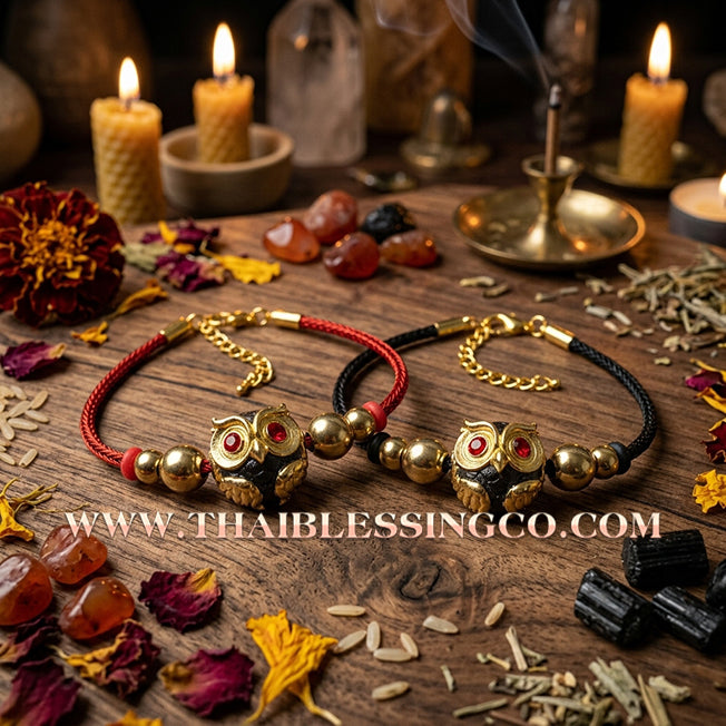 ✨🕉️ Sacred Black & Gold "Phaya Nok Thue Thue" (Great Owl of Fortune): Kruba Tao, Wat Ubosot Ban Lao (2020 Exclusive Edition) – The Ultimate Lanna Talisman for Hidden Wealth, Commercial Victory, and Infinite Abundance