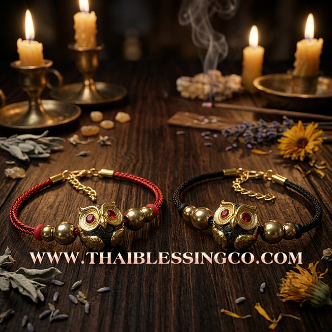 ✨🕉️ Sacred Black & Gold "Phaya Nok Thue Thue" (Great Owl of Fortune): Kruba Tao, Wat Ubosot Ban Lao (2020 Exclusive Edition) – The Ultimate Lanna Talisman for Hidden Wealth, Commercial Victory, and Infinite Abundance