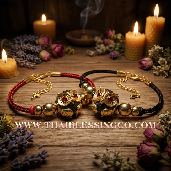 ✨🕉️ Sacred Black & Gold "Phaya Nok Thue Thue" (Great Owl of Fortune): Kruba Tao, Wat Ubosot Ban Lao (2020 Exclusive Edition) – The Ultimate Lanna Talisman for Hidden Wealth, Commercial Victory, and Infinite Abundance