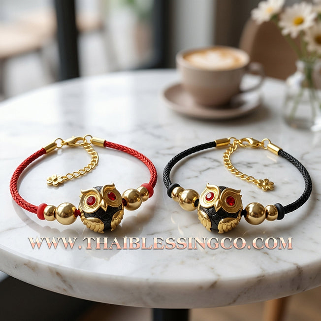 ✨🕉️ Sacred Black & Gold "Phaya Nok Thue Thue" (Great Owl of Fortune): Kruba Tao, Wat Ubosot Ban Lao (2020 Exclusive Edition) – The Ultimate Lanna Talisman for Hidden Wealth, Commercial Victory, and Infinite Abundance
