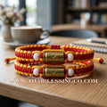 ✨🕉️ Sacred "Bullet Shell" Protection Takrut Bracelet – Maha Choke Maha Setthee Edition: Luang Pho Ap, Wat Thong Sai (2009 Exclusive) – The Ultimate Guardian Talisman for Invincibility, Extreme Wealth, and Absolute Safety