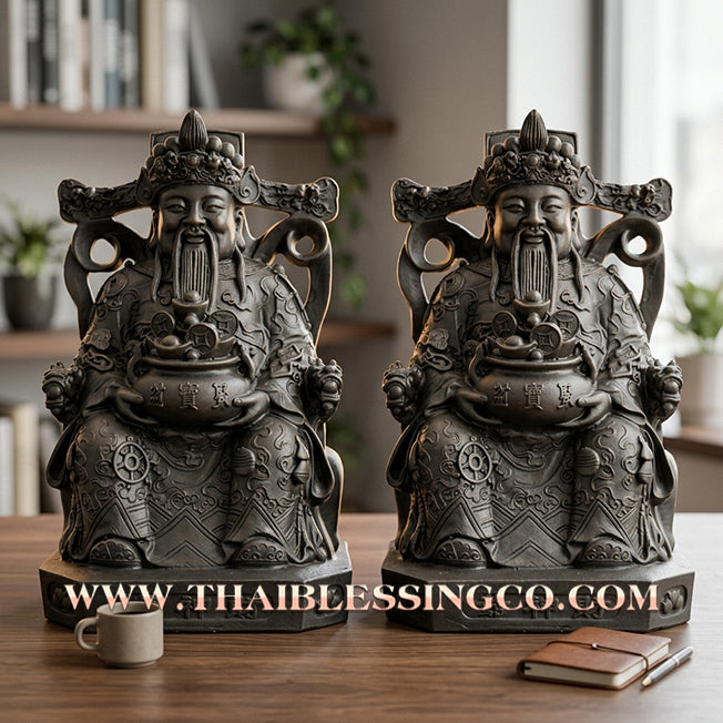 🔥 Sacred "Cai Shen Yeh" (The God of Wealth) – Celestial Abundance Edition: Luang Phor Khlaew, Wat Ruang Wet Mongkhon (2024) – The Grand Engine for Financial Sovereignty, Market Dominance, and Unstoppable Commercial Victory!