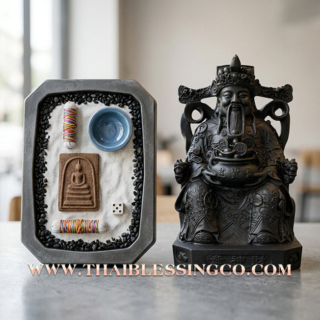 🔥 Sacred "Cai Shen Yeh" (The God of Wealth) – Celestial Abundance Edition: Luang Phor Khlaew, Wat Ruang Wet Mongkhon (2024) – The Grand Engine for Financial Sovereignty, Market Dominance, and Unstoppable Commercial Victory!