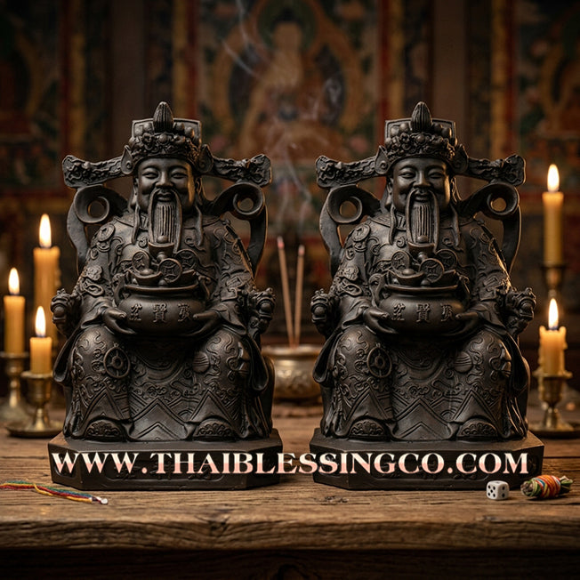🔥 Sacred "Cai Shen Yeh" (The God of Wealth) – Celestial Abundance Edition: Luang Phor Khlaew, Wat Ruang Wet Mongkhon (2024) – The Grand Engine for Financial Sovereignty, Market Dominance, and Unstoppable Commercial Victory!