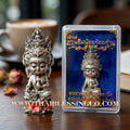 🪷 Sacred "Chao Mae Kuan Im Noi Roy Lan": Authentic Silver Satin-Plated Victory Bronze Goddess of Compassion for Infinite Wealth by Phra Arjan Amnat (2023)