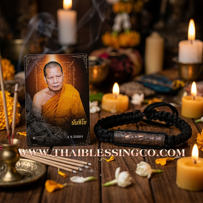 ✨🕉️ Sacred Copper "Phaya Mu Thongdaeng" (Wild Boar of Power) Takrud Bracelet: Phra-achan Som Khit, Wat Bueng Ta Ta (2014 Exclusive Edition) – The Invincible Talisman for Absolute Protection, Market Dominance, and Miraculous Fortune