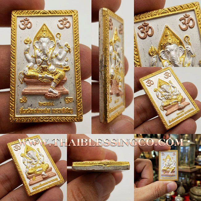 ✨🕉️ Sacred "Dual Deity" (Song Maha Thep) – 3K Gold-Plated Edition: Kruba Krissana, Weruwan Forest Monastery (2012) – The Ultimate Talisman for Global Trade, Divine Luck, and Irresistible Financial Magnetism