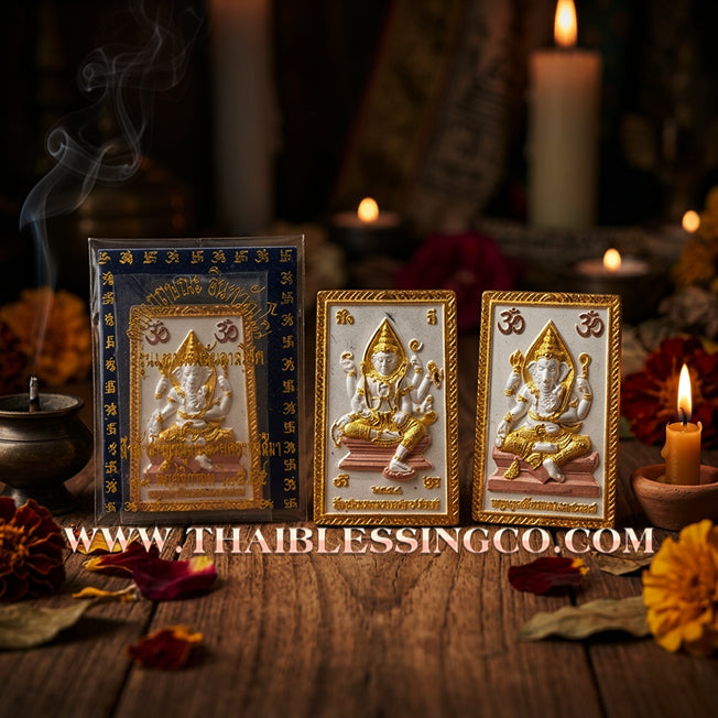 ✨🕉️ Sacred "Dual Deity" (Song Maha Thep) – 3K Gold-Plated Edition: Kruba Krissana, Weruwan Forest Monastery (2012) – The Ultimate Talisman for Global Trade, Divine Luck, and Irresistible Financial Magnetism