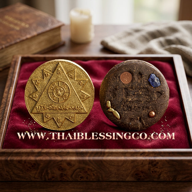 👁️ Sacred "Duang Ta Jakkrawan" (The Cosmic Eye) – Physical Vitality Mineral Edition: Luang Pu Simpalee, Wat Pa Wichai Ruam Mit (2022) – The Ultimate Bio-Energetic Catalyst for Infinite Wealth, Magnetic Charisma, and Supreme Protection!