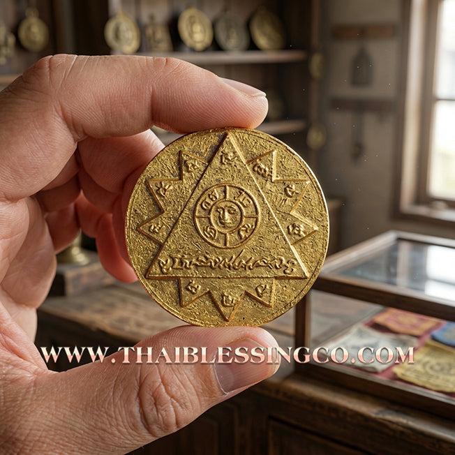 👁️ Sacred "Duang Ta Jakkrawan" (The Cosmic Eye) – Physical Vitality Mineral Edition: Luang Pu Simpalee, Wat Pa Wichai Ruam Mit (2022) – The Ultimate Bio-Energetic Catalyst for Infinite Wealth, Magnetic Charisma, and Supreme Protection!