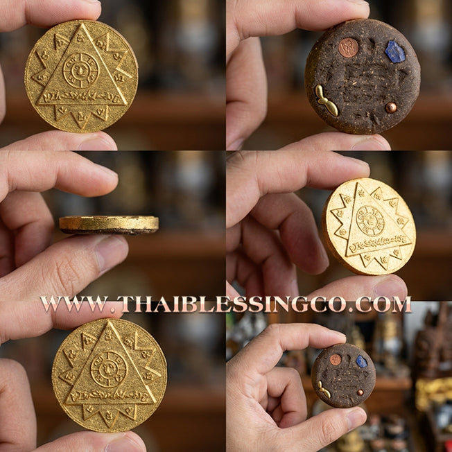 👁️ Sacred "Duang Ta Jakkrawan" (The Cosmic Eye) – Physical Vitality Mineral Edition: Luang Pu Simpalee, Wat Pa Wichai Ruam Mit (2022) – The Ultimate Bio-Energetic Catalyst for Infinite Wealth, Magnetic Charisma, and Supreme Protection!