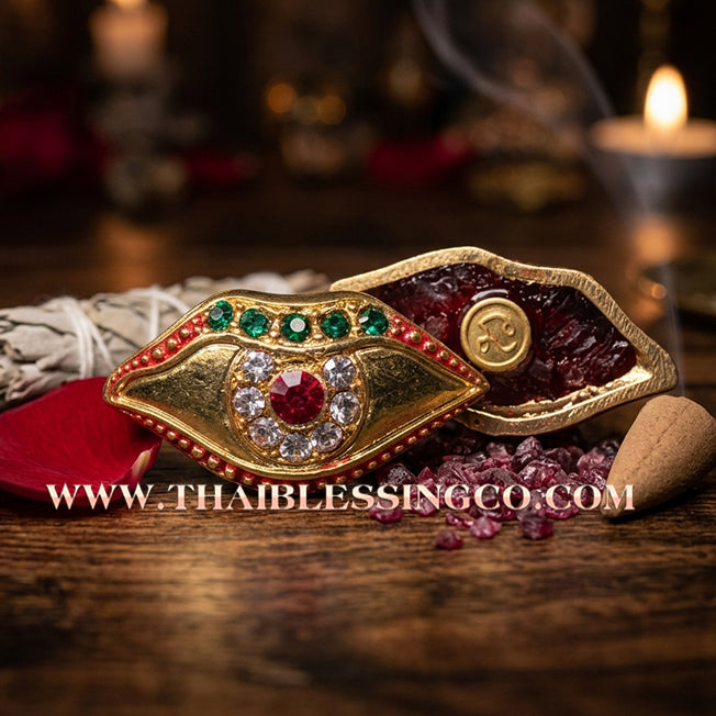 👁️ Sacred "Duang Ta Maha Thep" (Celestial Eye of the Great Deities) – Deva Rit Gold-Plated Edition: Kruba Kamfan, Wat Ko Choke (2024) – The Divine Third Eye of Lord Shiva for Infinite Vision, Absolute Protection, and Eternal Wealth!