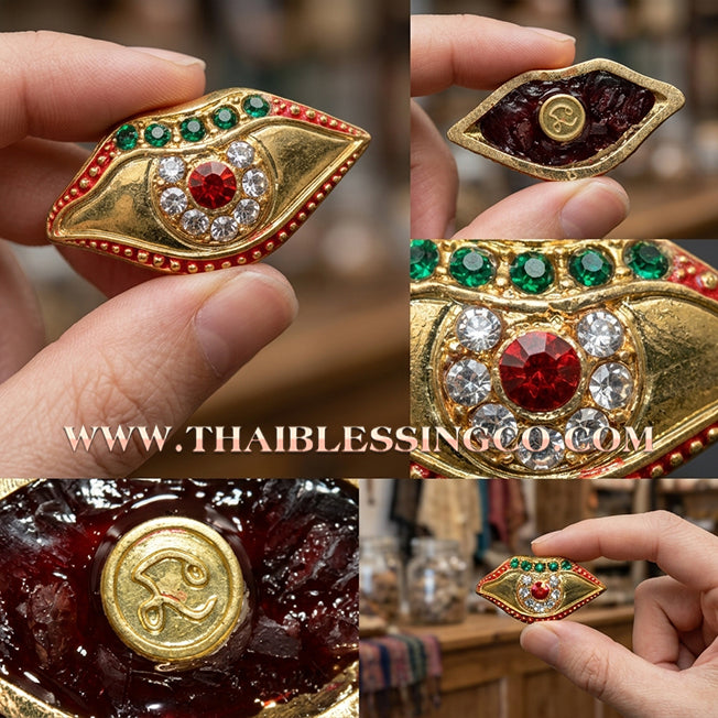 👁️ Sacred "Duang Ta Maha Thep" (Celestial Eye of the Great Deities) – Deva Rit Gold-Plated Edition: Kruba Kamfan, Wat Ko Choke (2024) – The Divine Third Eye of Lord Shiva for Infinite Vision, Absolute Protection, and Eternal Wealth!