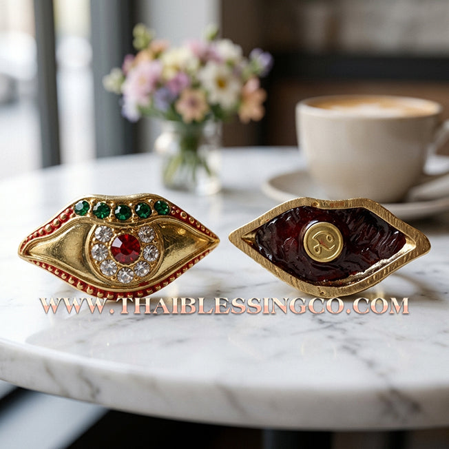 👁️ Sacred "Duang Ta Maha Thep" (Celestial Eye of the Great Deities) – Deva Rit Gold-Plated Edition: Kruba Kamfan, Wat Ko Choke (2024) – The Divine Third Eye of Lord Shiva for Infinite Vision, Absolute Protection, and Eternal Wealth!