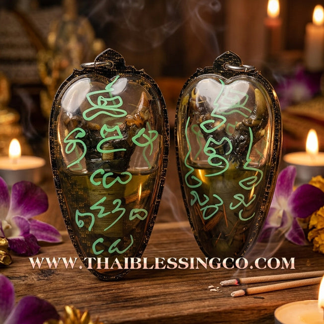 ✨🐍 Sacred "Dueai Ngulueam Chao Sap" (Python Spur of the Wealth Lord) – Arjan Subin Na Na Thong (2015) – The Ultimate "Natural Magnet" for Windfalls, Gambling Success, and Effortless Trade Profits!