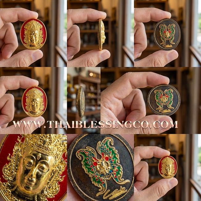 🦋 Sacred "Enamel Butterfly Masterpiece" (Rian Long Ya) – King of Sarika Heritage: Kruba Krissana, Weruwan Forest Monastery (2014) – The Ultimate Talisman for Global Charisma, Divine Attraction, and Unstoppable Wealth Expansion!